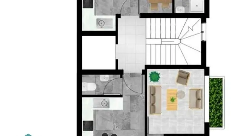 Квартира 51м² в Кипре, Ларнака. Стоимостью 108444£ аренда фото-3