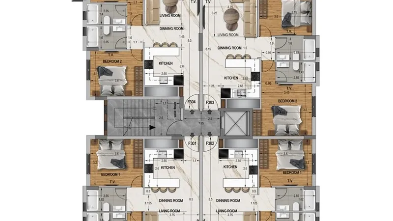 Квартира 77м² в Кипре, Ларнака. Стоимостью 139184£ аренда фото-1
