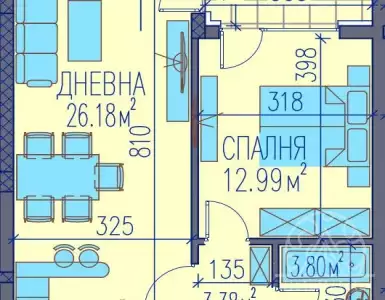Купить квартиру в Болгарии 74492£